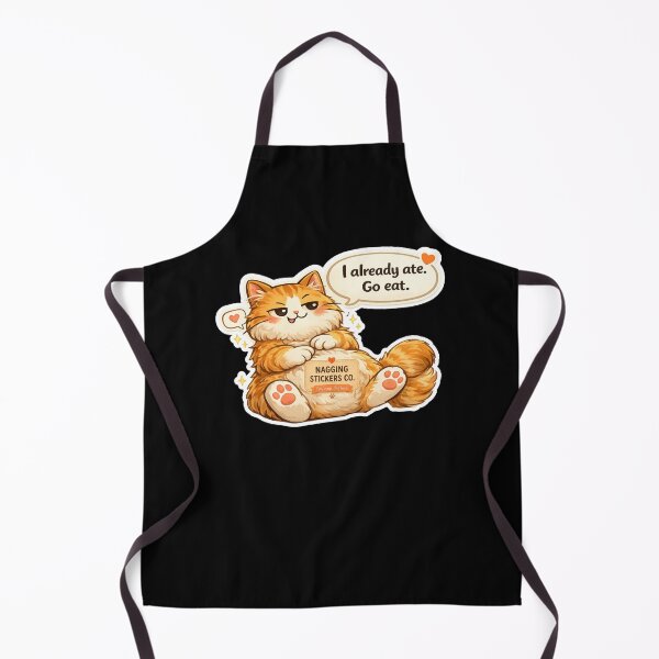 Item preview, NAGGING CAT LaMaisonOfMY I ALREADY ATE, GO EAT. COLLECTION | BLACK Edition | No.01 designed and sold by LaMaisonOfMY.