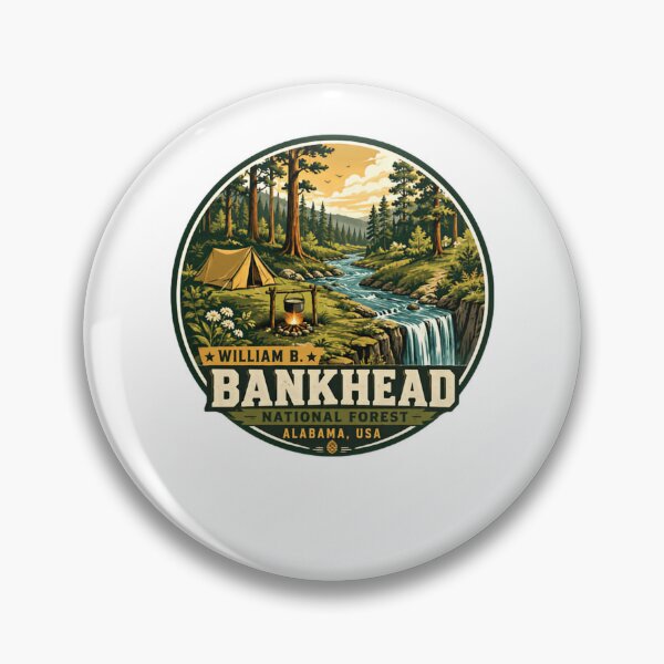 Item preview, William B. Bankhead National Forest Alabama USA Camping Hiking Outdoors Explorer Travel designed and sold by Simsimah26Parks.