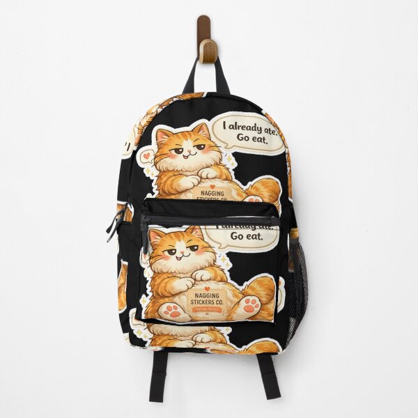 Item preview, NAGGING CAT LaMaisonOfMY I ALREADY ATE, GO EAT. COLLECTION | BLACK Edition | No.01 designed and sold by LaMaisonOfMY.