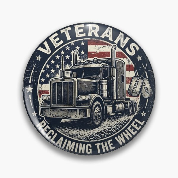 Item preview, Veteran Trucker 2026 - Reclaiming the American Road designed and sold by SisuPrintsCo.