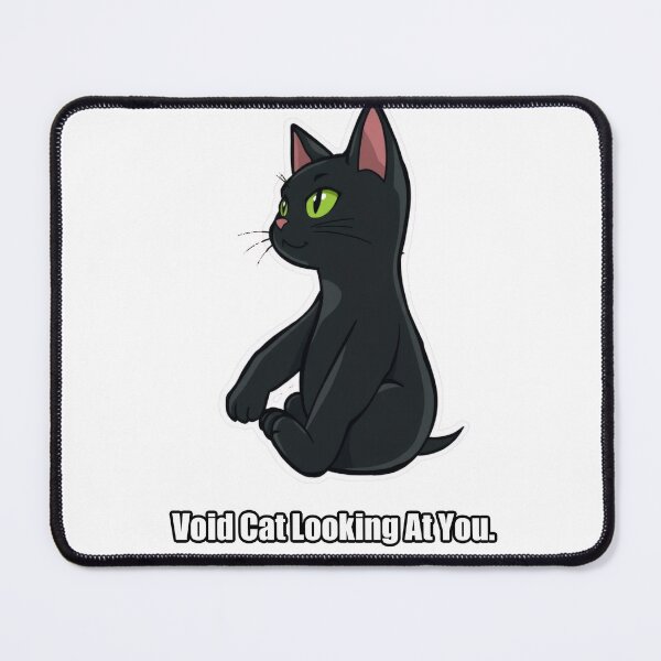 Item preview, Black Cat - Void Cat Looking At You - Funny Black Cat Gift designed and sold by pawdrops.