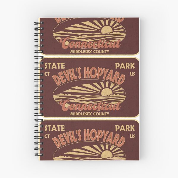 Item preview, Devil's Hopyard State Park, Middlesex County, Connecticut, badge design designed and sold by Wanderful-roads.