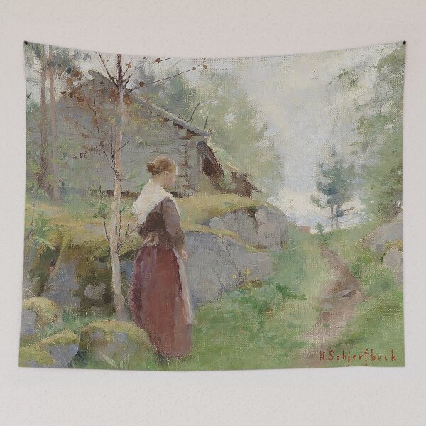 Item preview, Helene Schjerfbeck -Girl from Barosund designed and sold by tomorrowsart.