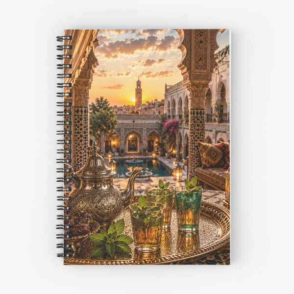 Item preview, Luxury Moroccan riad at sunset designed and sold by Creative-Tin.
