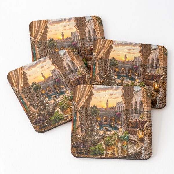 Item preview, Luxury Moroccan riad at sunset designed and sold by Creative-Tin.