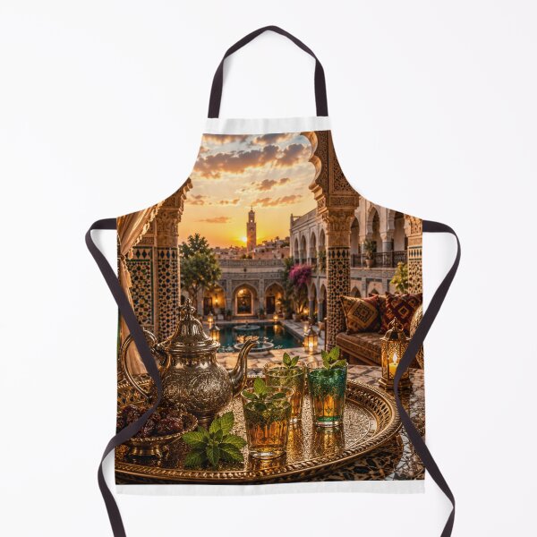 Item preview, Luxury Moroccan riad at sunset designed and sold by Creative-Tin.