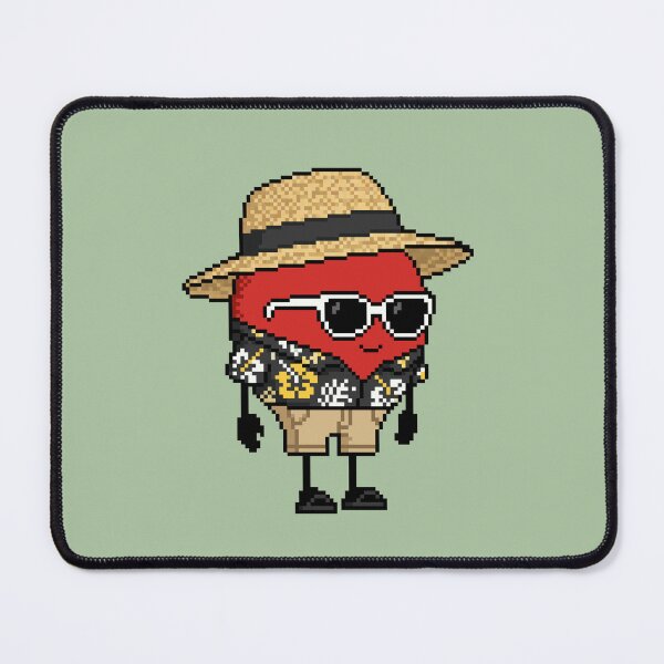 Item preview, Apple Pixel in a Hawaiian Shirt (BK) designed and sold by White Rim Mates.