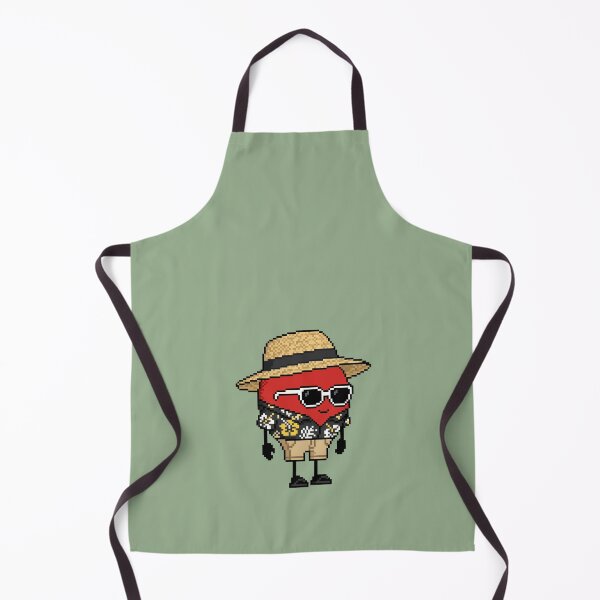 Item preview, Apple Pixel in a Hawaiian Shirt (BK) designed and sold by White Rim Mates.