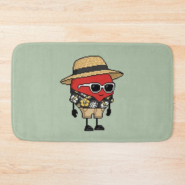 Item preview, Apple Pixel in a Hawaiian Shirt (BK) designed and sold by White Rim Mates.