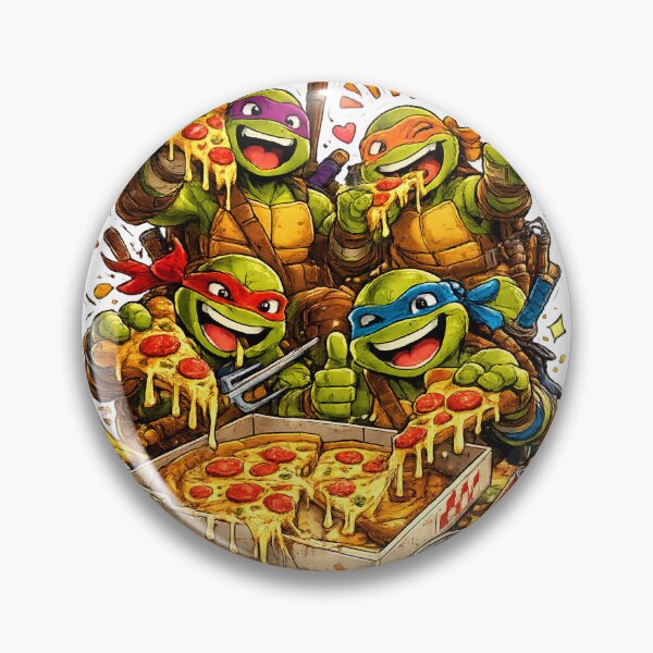 Item preview, Pizza Party Turtle Heroes Fan Art designed and sold by InspireArtI.