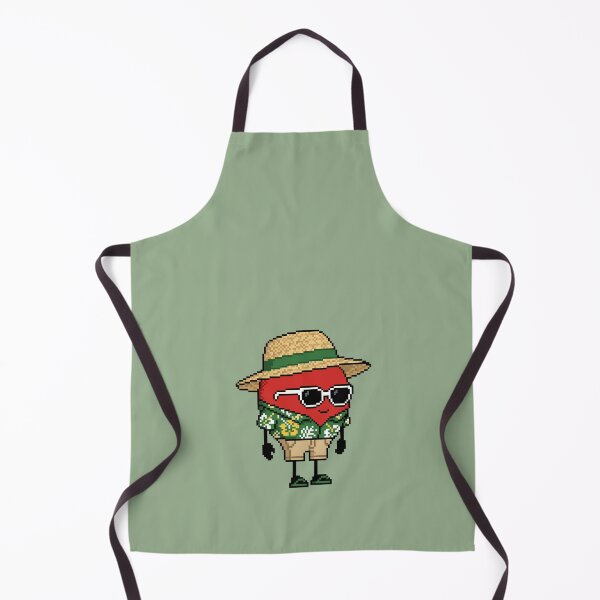 Item preview, Apple Pixel in a Hawaiian Shirt (GN) designed and sold by White Rim Mates.