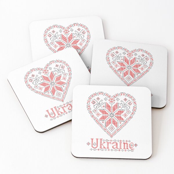 Item preview, Ukrainian Heart Cross Stitch Folk Art designed and sold by ML-Media.