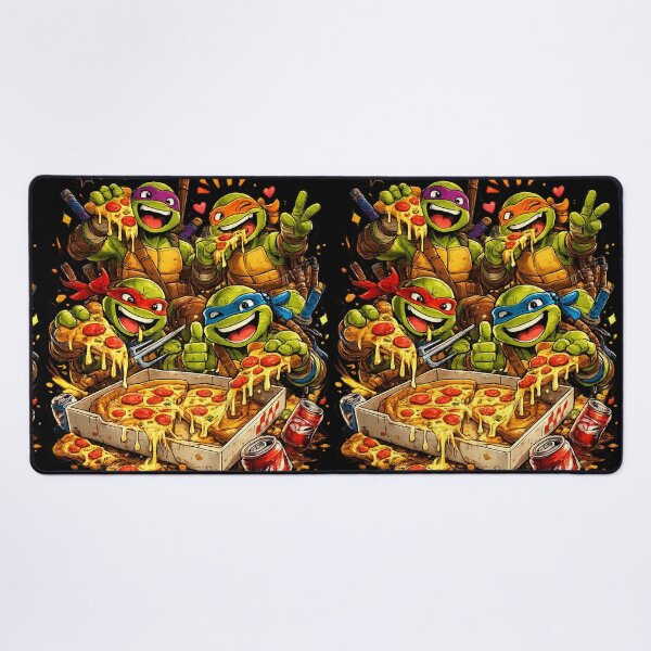Item preview, Pizza Party Turtle Heroes Fan Art designed and sold by InspireArtI.