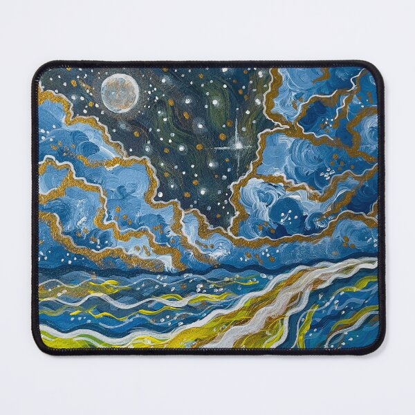 Item preview, Dreamscape Horizon | Abstract Landscape Painting designed and sold by EeshaArshad.
