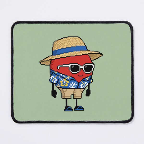 Item preview, Apple Pixel in a Hawaiian Shirt (BL) designed and sold by White Rim Mates.
