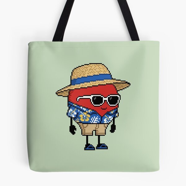 Item preview, Apple Pixel in a Hawaiian Shirt (BL) designed and sold by White Rim Mates.