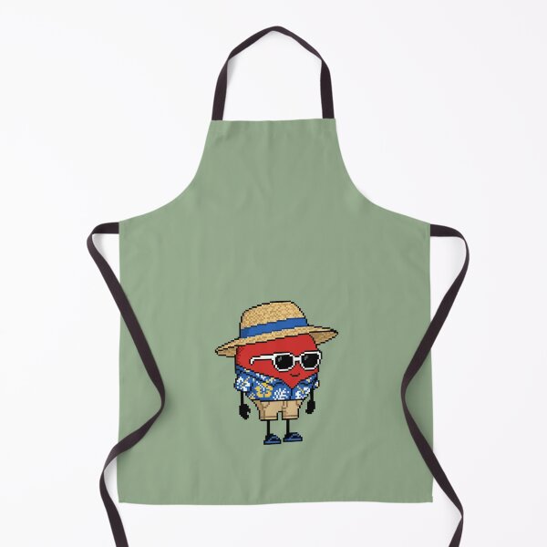 Item preview, Apple Pixel in a Hawaiian Shirt (BL) designed and sold by White Rim Mates.