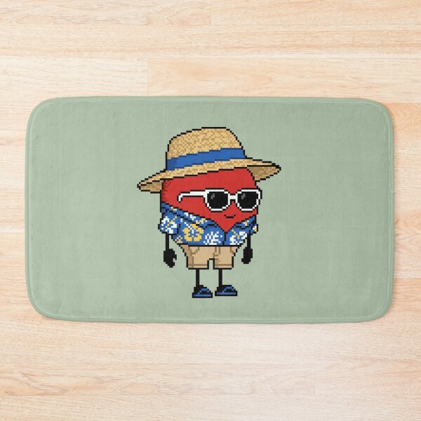 Item preview, Apple Pixel in a Hawaiian Shirt (BL) designed and sold by White Rim Mates.