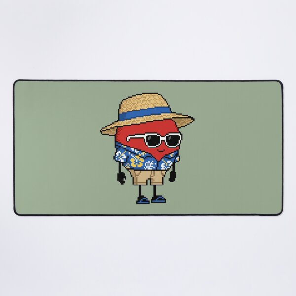 Item preview, Apple Pixel in a Hawaiian Shirt (BL) designed and sold by White Rim Mates.