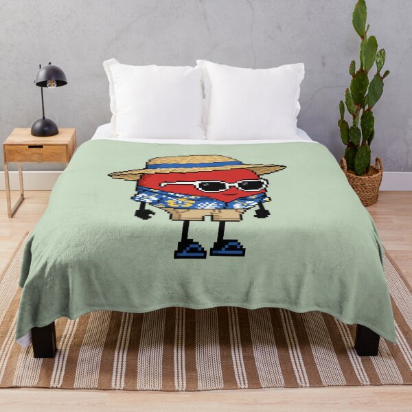 Item preview, Apple Pixel in a Hawaiian Shirt (BL) designed and sold by White Rim Mates.