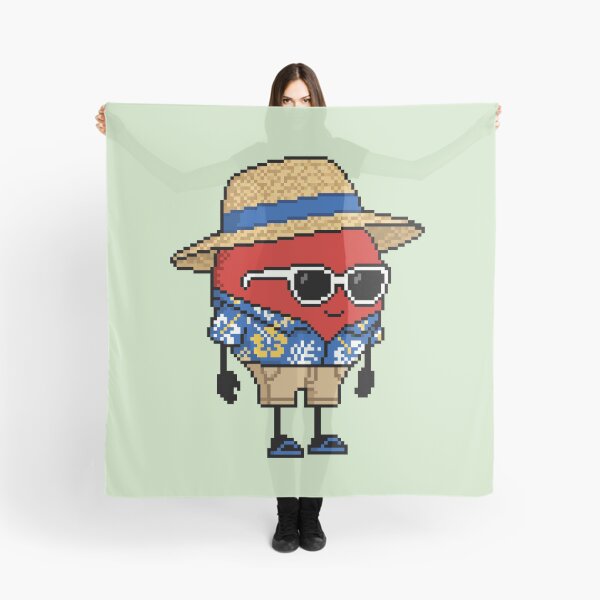 Item preview, Apple Pixel in a Hawaiian Shirt (BL) designed and sold by White Rim Mates.