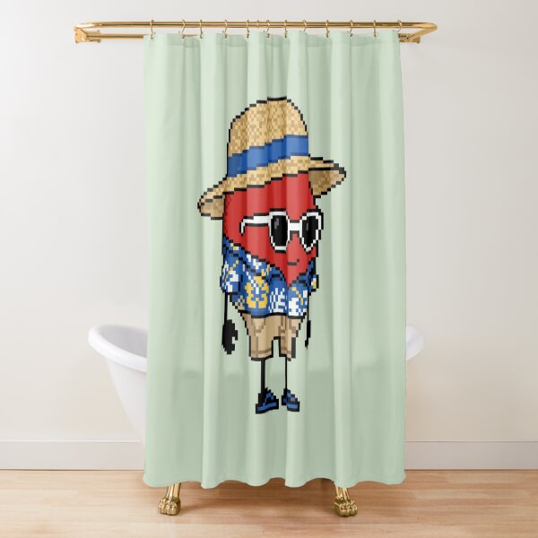 Item preview, Apple Pixel in a Hawaiian Shirt (BL) designed and sold by White Rim Mates.