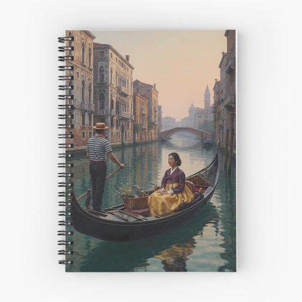 Item preview, Hanbok in Venice: A Golden Serenade on the Canal designed and sold by SOOstudio73.