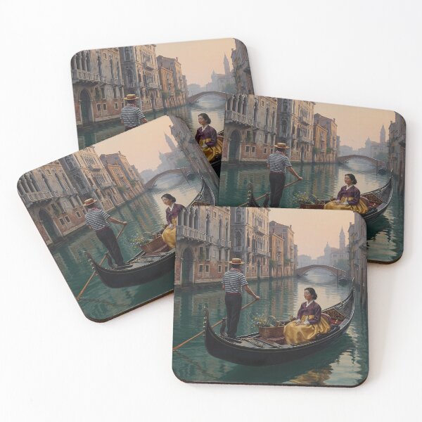 Item preview, Hanbok in Venice: A Golden Serenade on the Canal designed and sold by SOOstudio73.