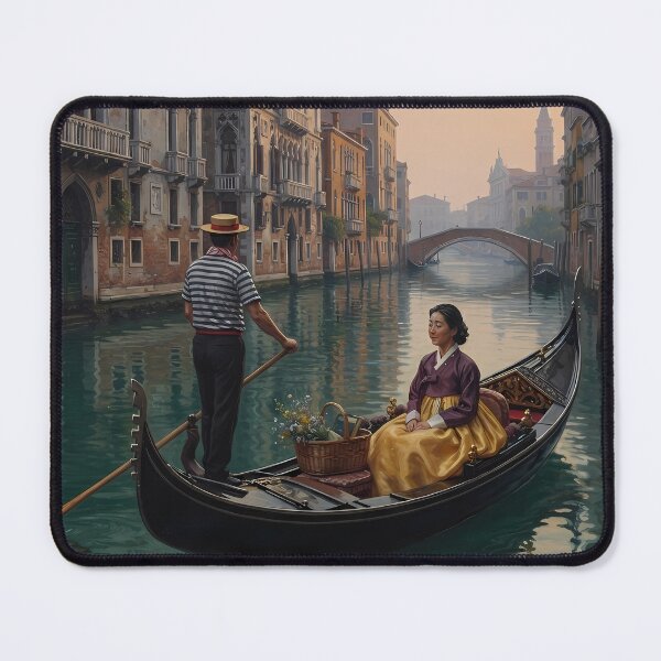Item preview, Hanbok in Venice: A Golden Serenade on the Canal designed and sold by SOOstudio73.