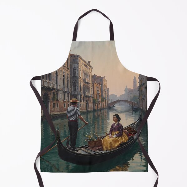 Item preview, Hanbok in Venice: A Golden Serenade on the Canal designed and sold by SOOstudio73.
