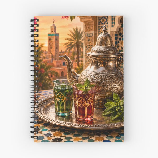 Item preview, Moroccan mint tea at sunset designed and sold by Creative-Tin.