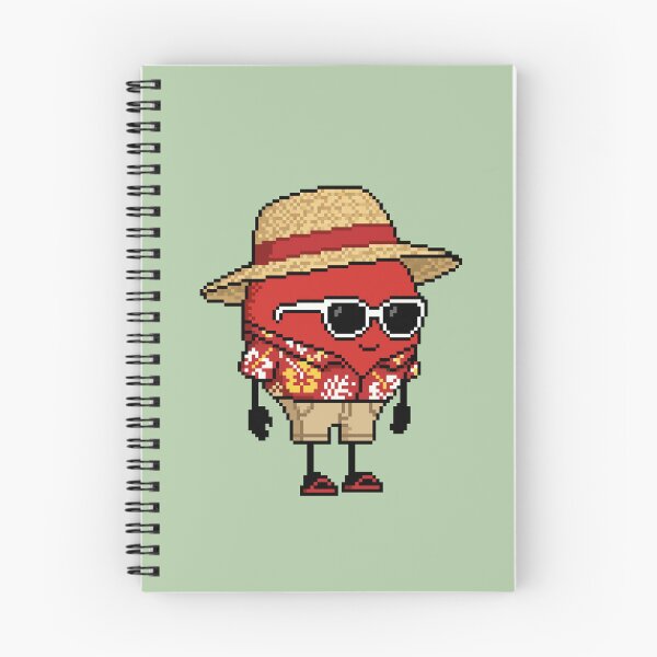 Item preview, Apple Pixel in a Hawaiian Shirt (RD) designed and sold by White Rim Mates.