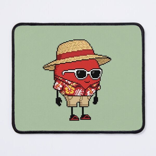 Item preview, Apple Pixel in a Hawaiian Shirt (RD) designed and sold by White Rim Mates.