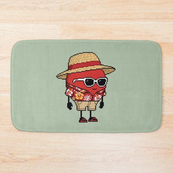 Item preview, Apple Pixel in a Hawaiian Shirt (RD) designed and sold by White Rim Mates.