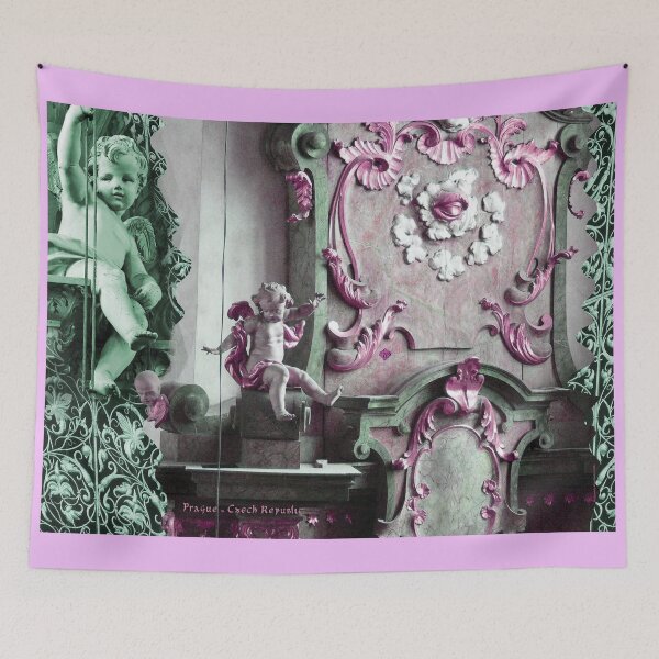 Item preview, Angel and All Seeing Eye Inside Church in Prague (original photo by ACCI) designed and sold by VanyssaGraphics.