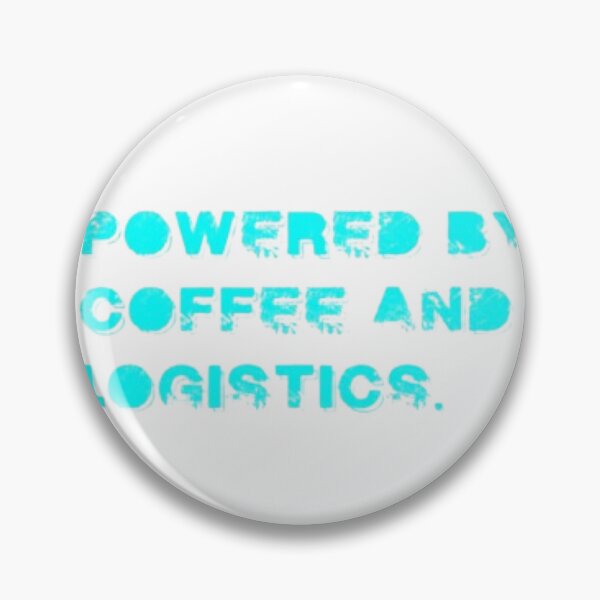 Item preview, Powered by Coffee and Logistics - Funny Shipping Clerk Design designed and sold by Dragon's Ascent.