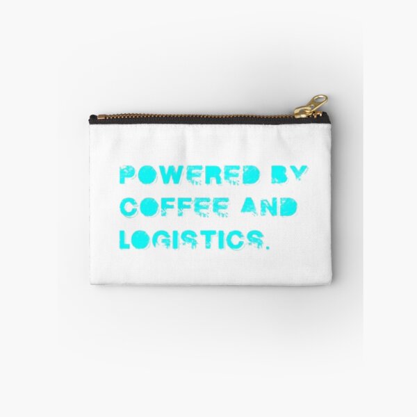 Item preview, Powered by Coffee and Logistics - Funny Shipping Clerk Design designed and sold by Dragon's Ascent.