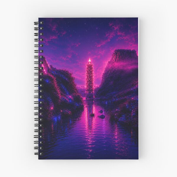 Item preview, Series The Glow of the Pagoda Part 6 The Traveler’s Path.(Cyberpunk Remaster) designed and sold by MaxDreamsArt.