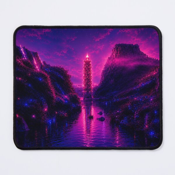 Item preview, Series The Glow of the Pagoda Part 6 The Traveler’s Path.(Cyberpunk Remaster) designed and sold by MaxDreamsArt.