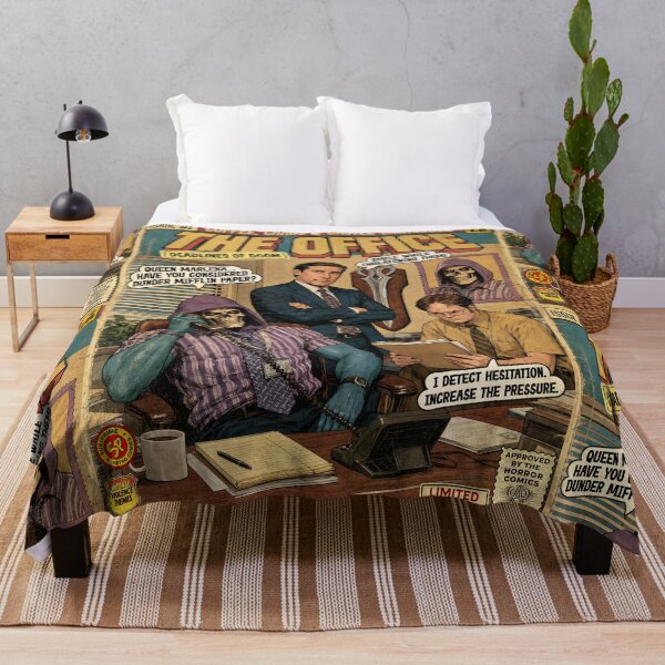 Item preview, Skeletor at The Office Vintage Retro Comic Cover Art designed and sold by Back2Collage.
