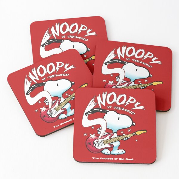 Item preview, Snoopy Vs The World The Coolest Of The Cool Rock Guitar designed and sold by Cutecharactel.