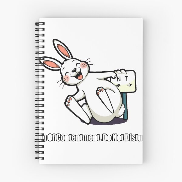 Item preview, Rabbit - Flop Of Contentment Do Not Disturb - Funny Rabbit Gift designed and sold by pawdrops.
