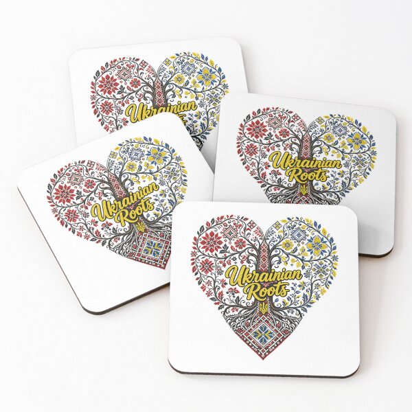 Item preview, Ukrainian Roots Vyshyvanka Heart Tree of Life designed and sold by ML-Media.