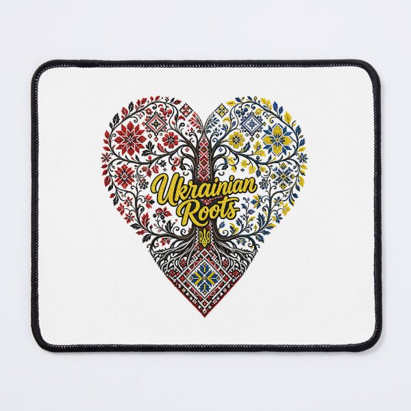 Item preview, Ukrainian Roots Vyshyvanka Heart Tree of Life designed and sold by ML-Media.