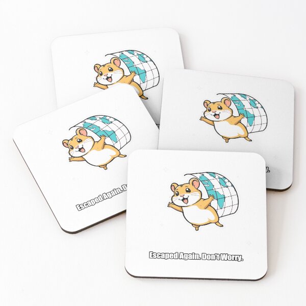 Aperçu de l'œuvre Hamster - Escaped Again Dont Worry - Funny Hamster Gift créée et vendue par pawdrops.