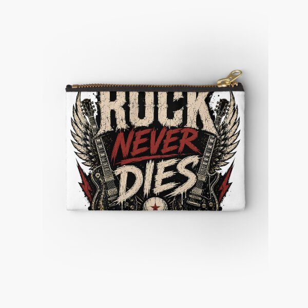 Item preview, Rock Never Dies | Vintage Guitar Rock Music T-Shirt designed and sold by CalmMandala.