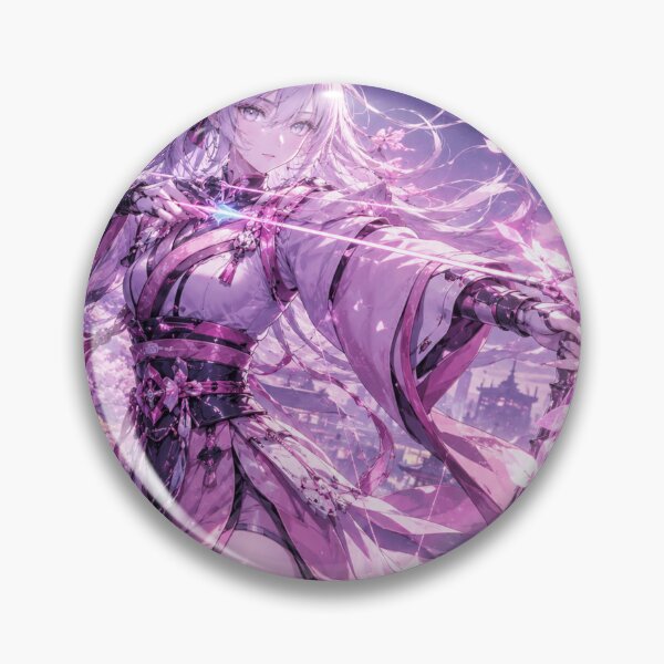 Item preview, Sakura Pulse Archer – Original Futuristic Anime Girl with Energy Bow designed and sold by Sticleg.