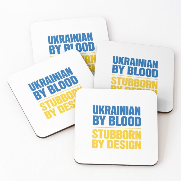 Item preview, Ukrainian By Blood Stubborn By Design designed and sold by ML-Media.