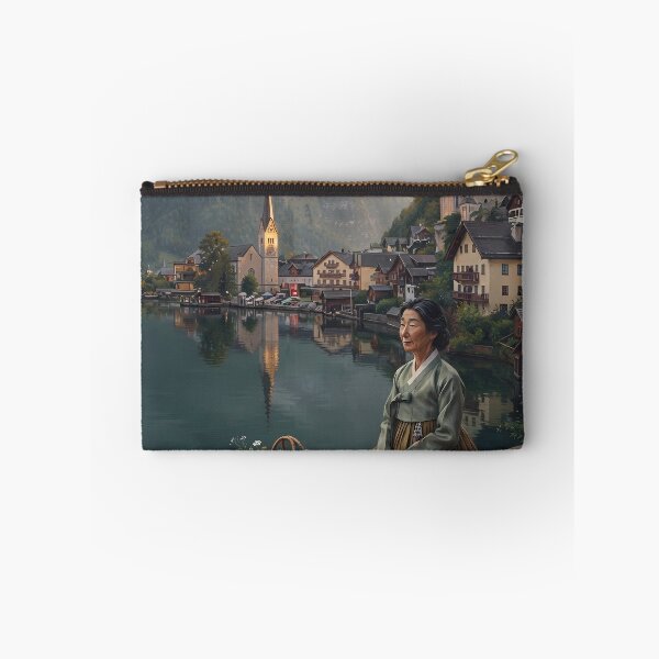 Item preview, Hanbok in Hallstatt: A Morning Serenade by the Alpine Lake designed and sold by SOOstudio73.