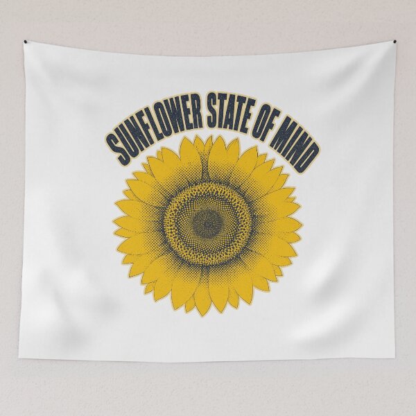 Item preview, Sunflower State of Mind Retro Design designed and sold by ML-Media.